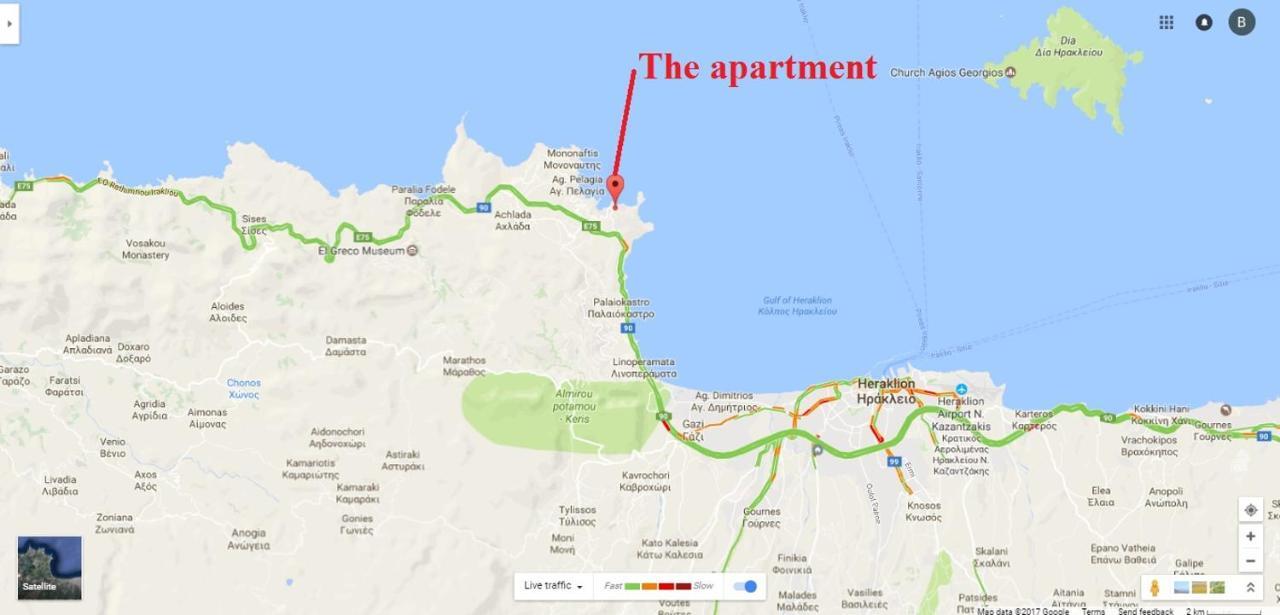 Cretan Experiences Appartement Agia Pelagia  Buitenkant foto